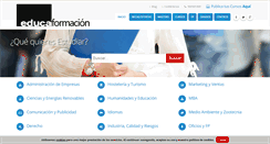 Desktop Screenshot of educaformacion.com